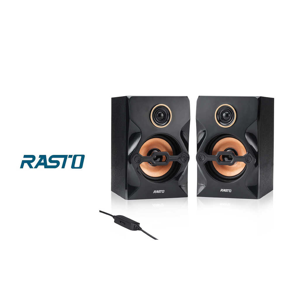 【RASTO】搖滾爵士2.0聲道多媒體喇叭 RD3