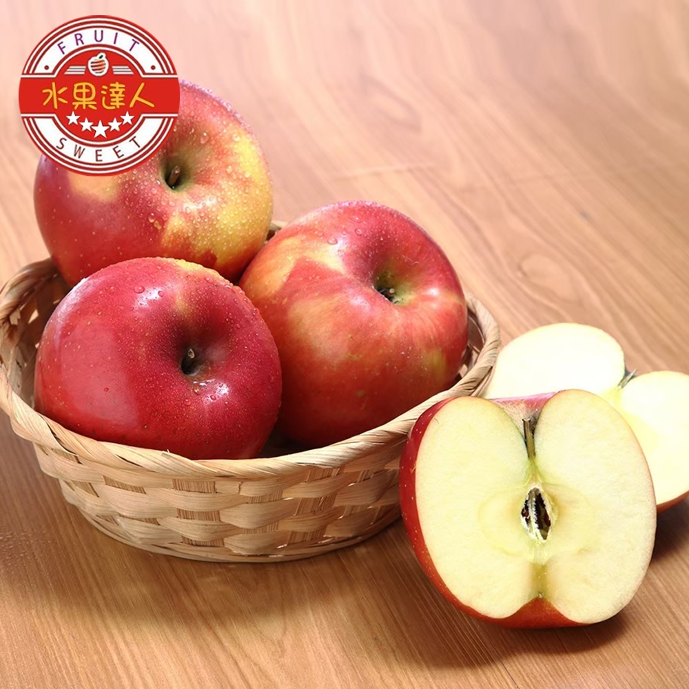 【水果達人】美國大顆富士蜜蘋果300g/顆，6顆/盒