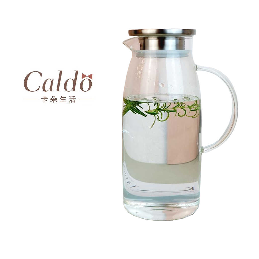 【Caldo卡朵生活】沁涼高硼矽耐冷熱玻璃水壺1.8L L-LAM215