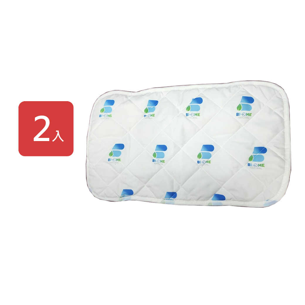 【韋恩寢具】天然抗菌保潔墊枕頭套(平單式)，2入/組