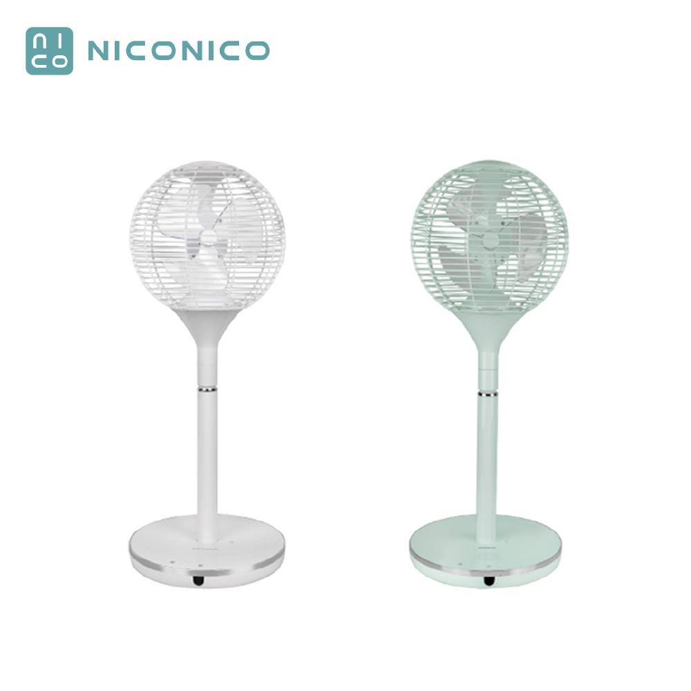 【NICONICO】360度球形DC遙控美型立扇NI-S2011