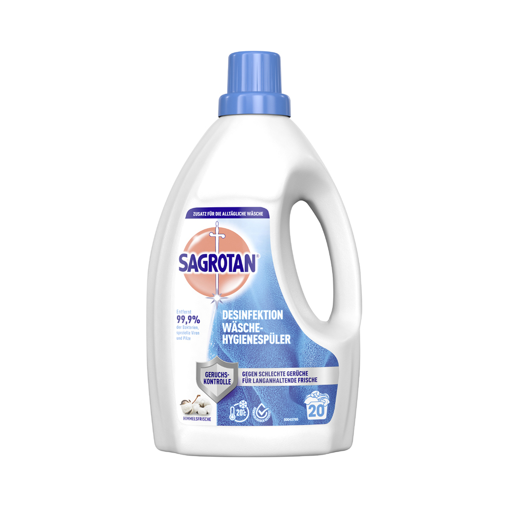 德國【Sagrotan】洗衣抗菌新增清潔劑1.5L/瓶，2瓶組