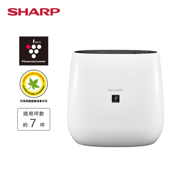 【SHARP夏普】 7坪圓嘟嘟空氣清淨機 FU-J30T-W (雞蛋白)
